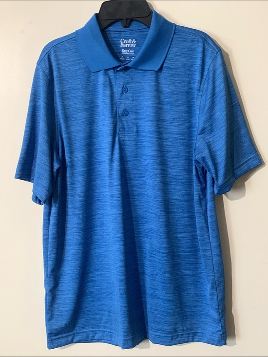 croft & barrow Other - croft & barrow Royal Blue Heather Men's Polo Shirt